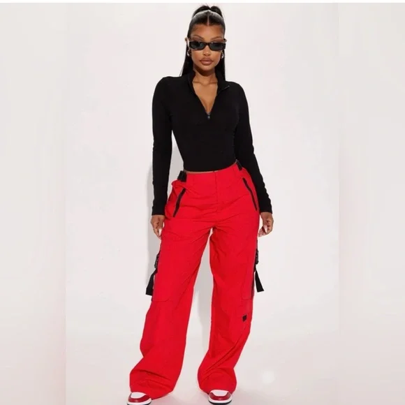 Fashion Nova Pants Jumpsuits Keep It On The Low Cargo Pants